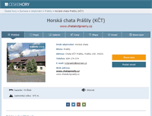 Tablet Screenshot of chatakctprasily.cz